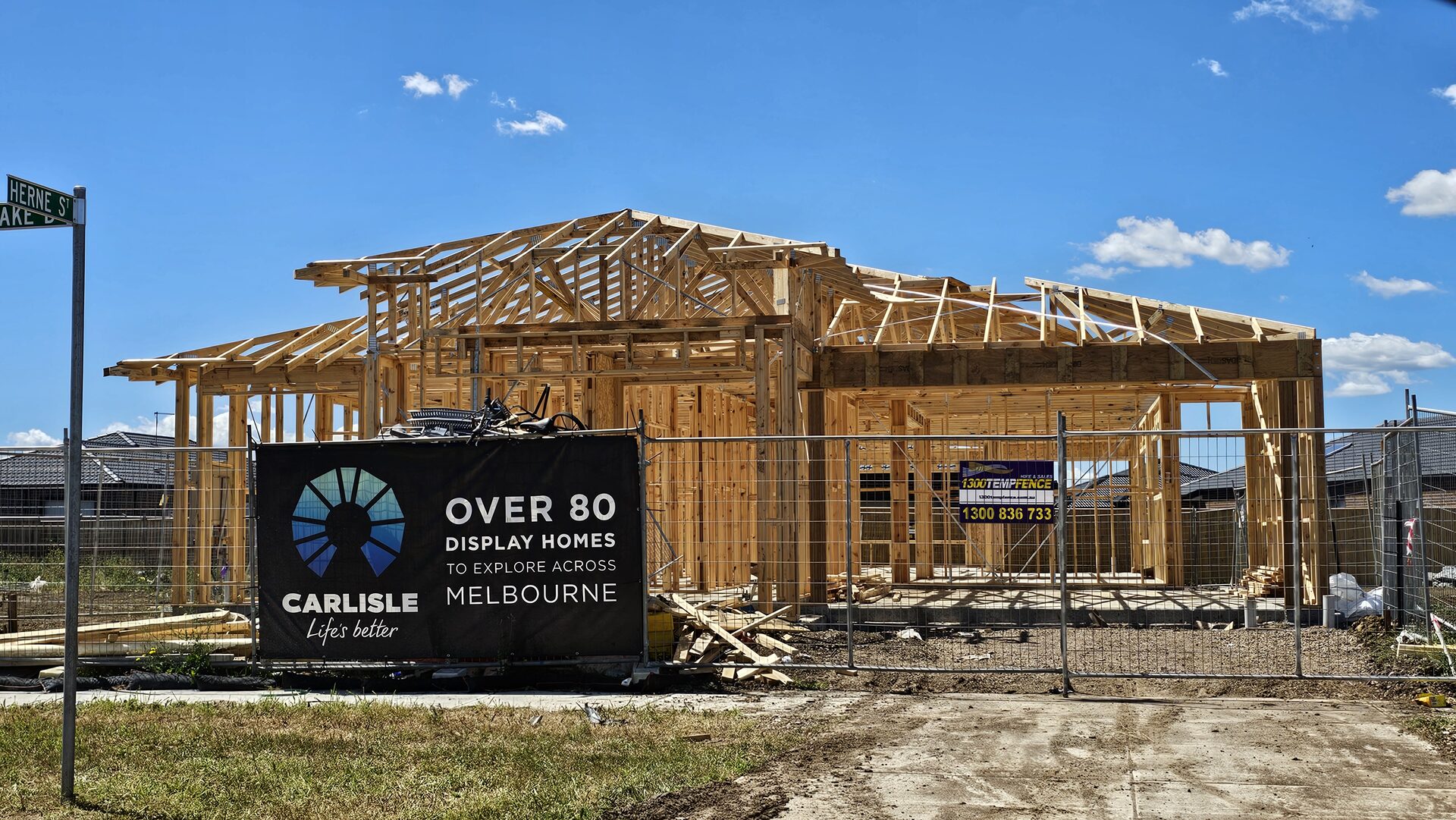 Carlisle Homes - Single-Storey Frame - Carlisle Homes carpentry project in Melbourne